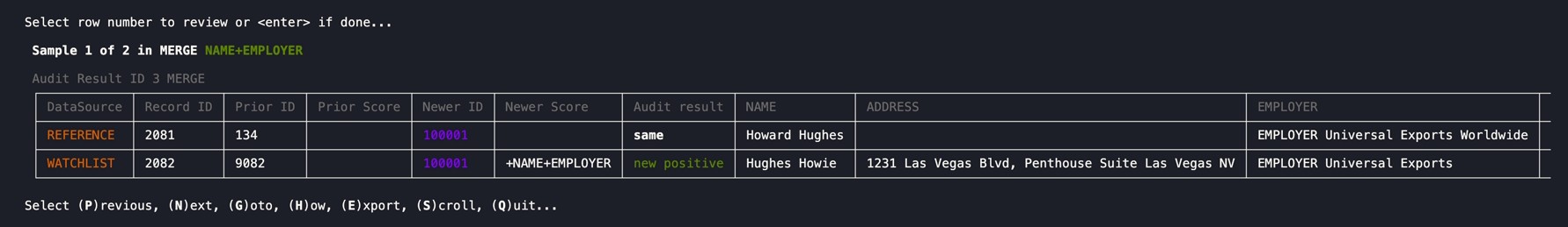 MERGE case 1: Howard Hughes